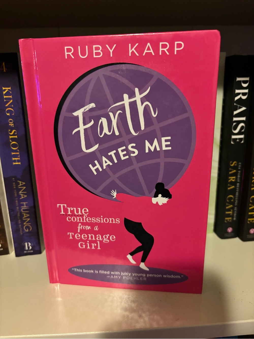 Earth Hates Me - Pink Hardcover Book